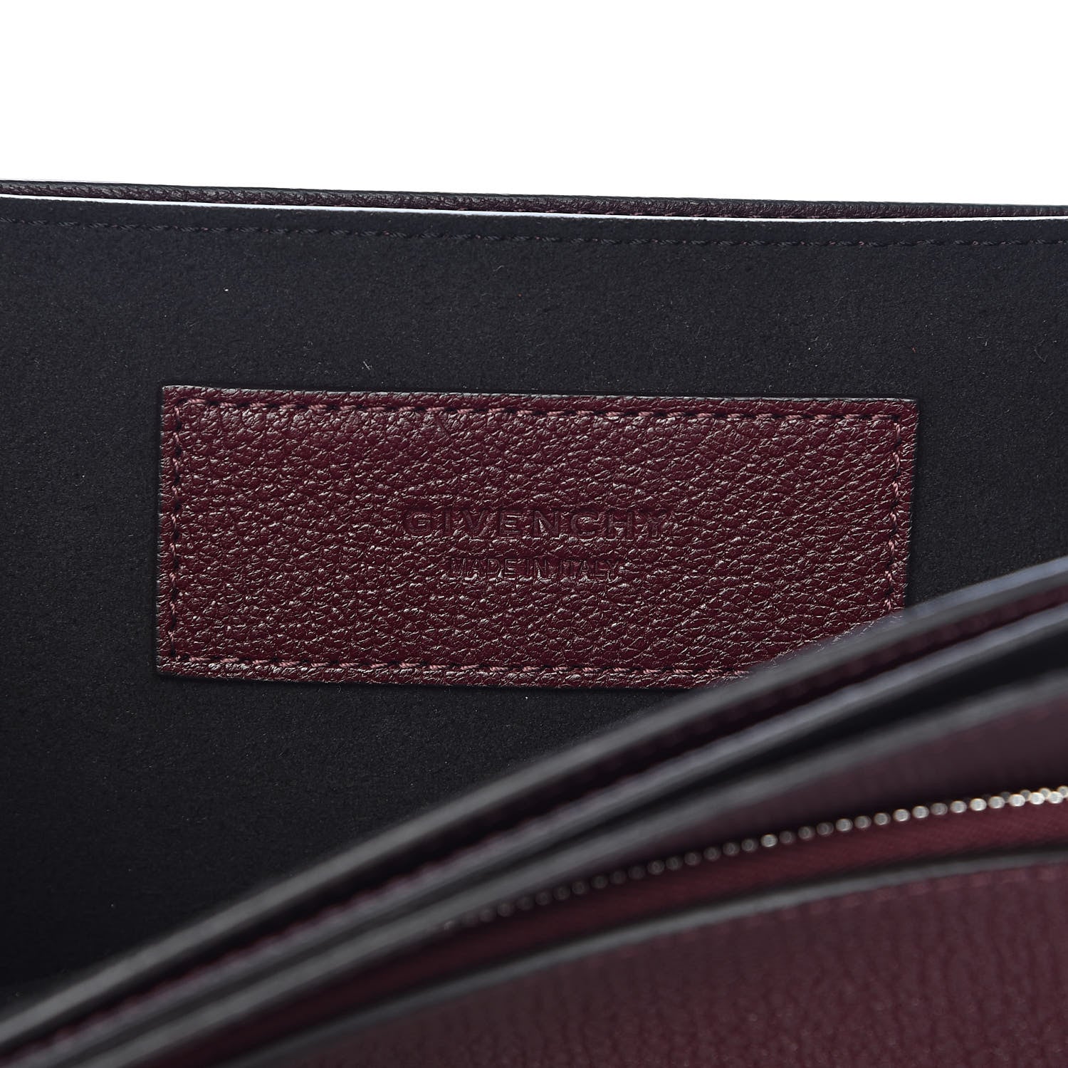 Givenchy Goatskin Medium GV3 Shoulder Bag Aubergine 6 of 9