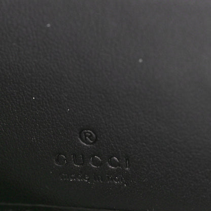 Gucci Calfskin Matelasse GG Marmont Zip Around Wallet Black 6 of 9