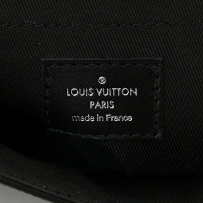 Louis Vuitton Grained Calfskin Monogram Pulse Messenger Khaki Black 6 of 10