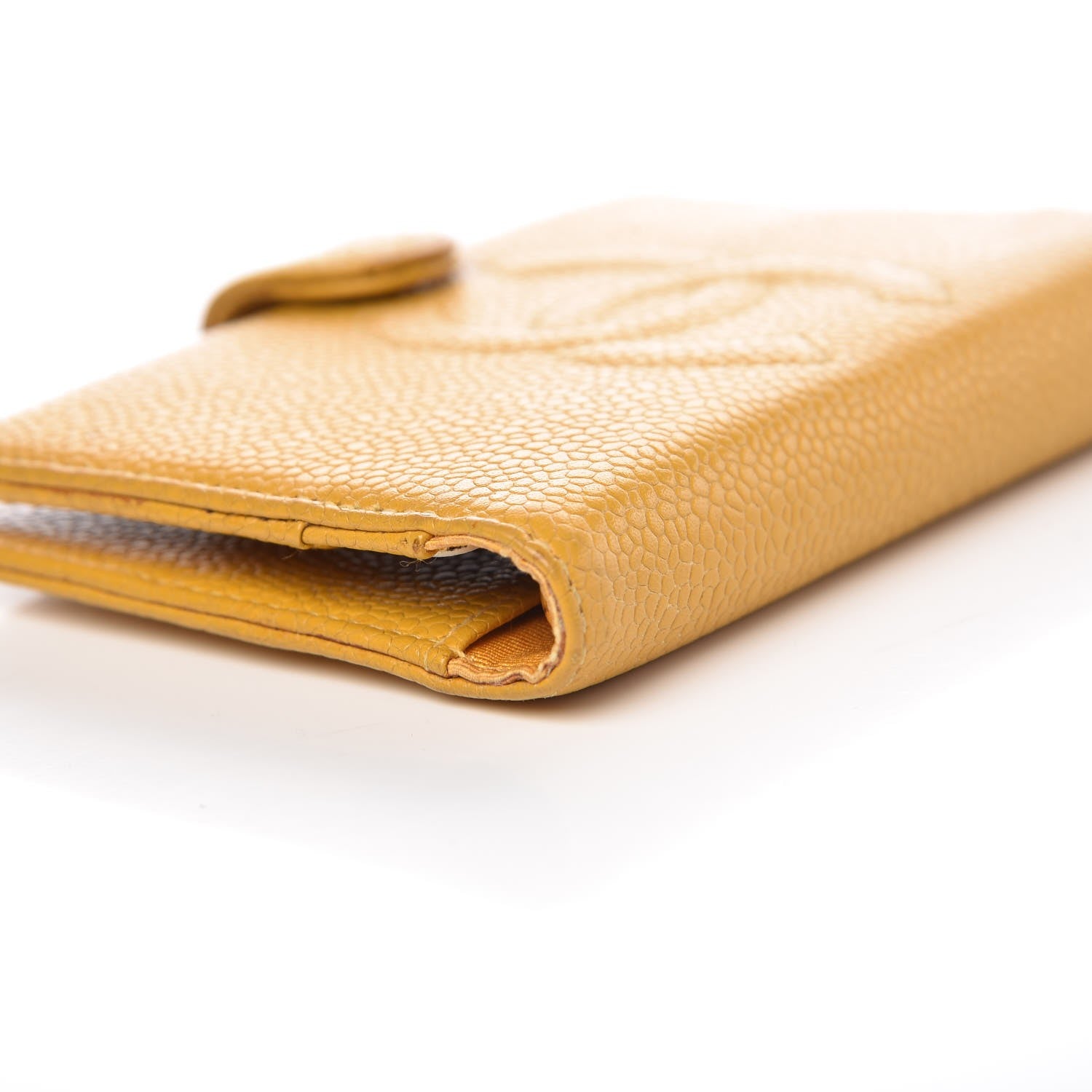 Chanel Caviar CC Mini Ring Agenda Planner Yellow 12 of 16