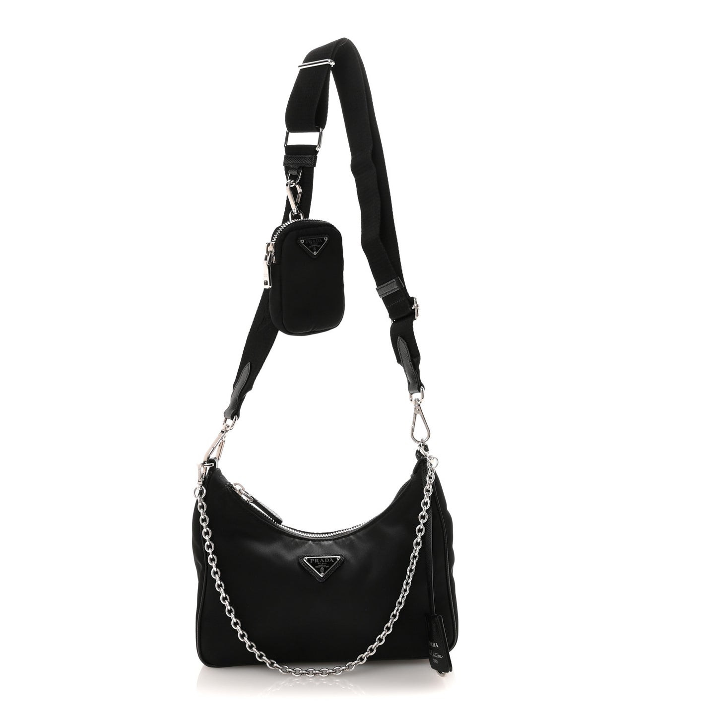 Nylon Re-Edition 2005 Shoulder Bag Black