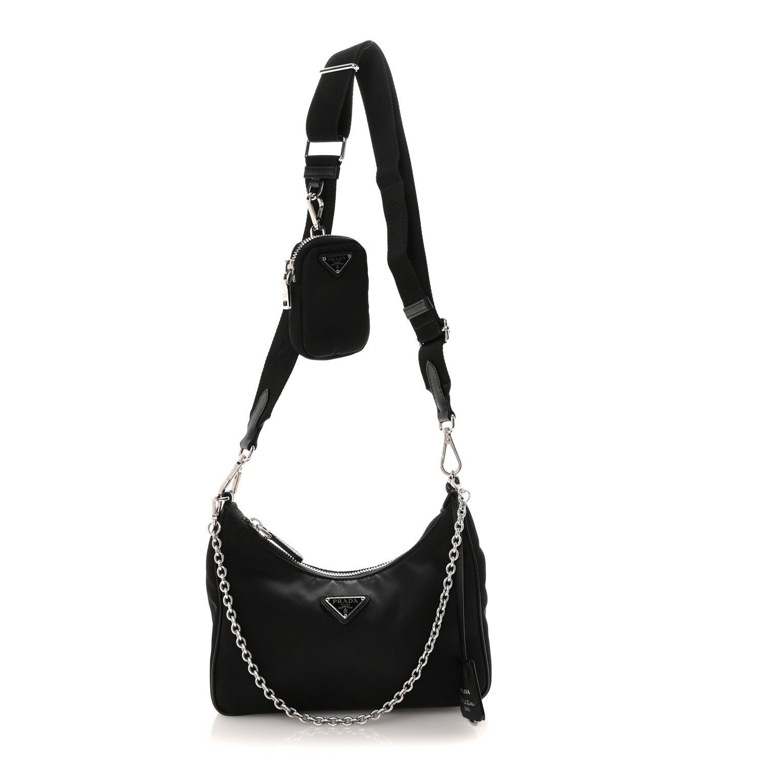Prada Nylon Re-Edition 2005 Shoulder Bag Black 1 of 9