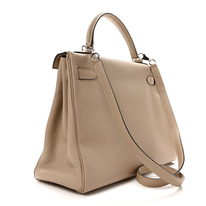 Hermes Togo Kelly Retourne 32 Gris Tourterelle 4 of 9