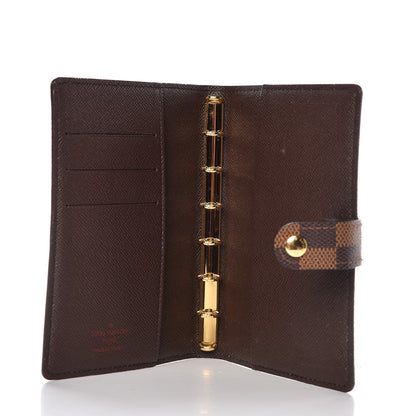 Louis Vuitton Damier Ebene Small Ring Agenda Cover 5 of 7
