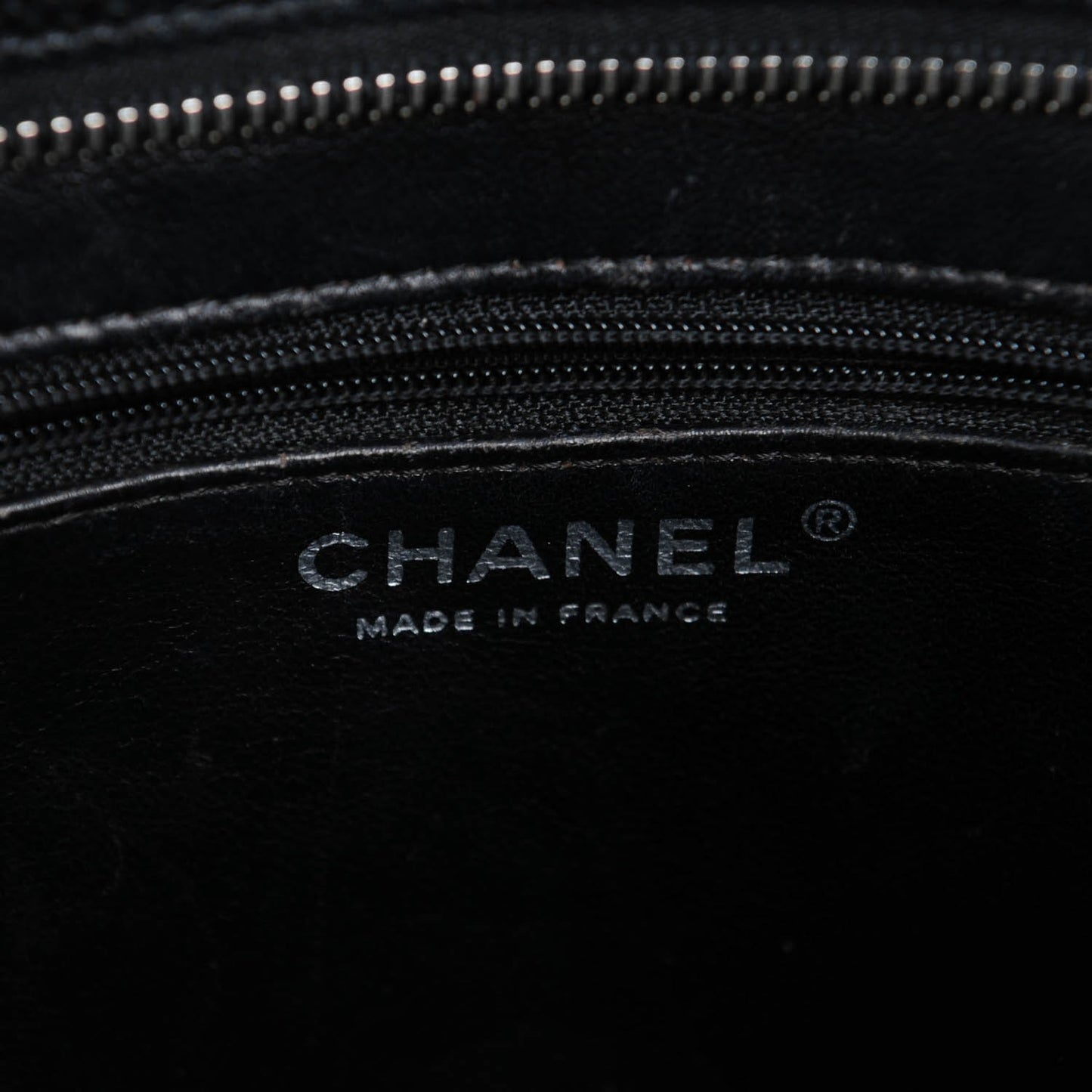Caviar Quilted Medallion Tote Black