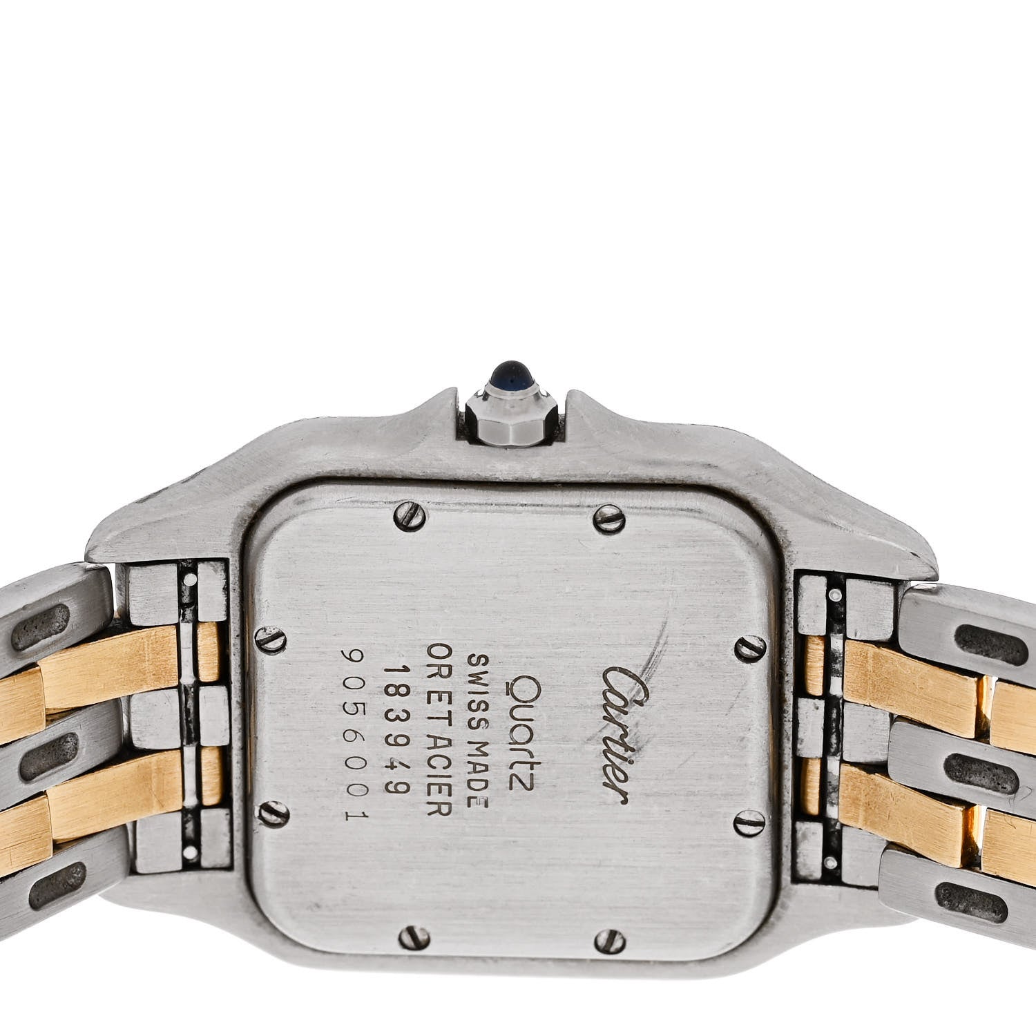 Cartier Stainless Steel 18K Yellow Gold 27mm Panthere Quartz Watch 4 of 4