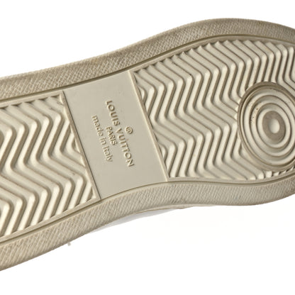 Louis Vuitton Monogram Calfskin Rivoli High Top Sneakers 10 White 8 of 8