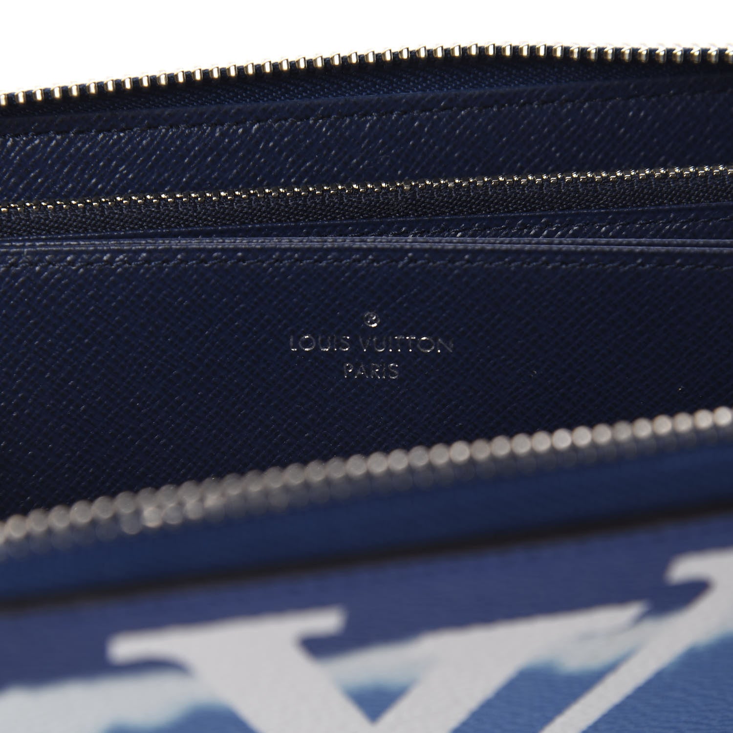 Louis Vuitton Monogram Escale Zippy Wallet Blue 7 of 8