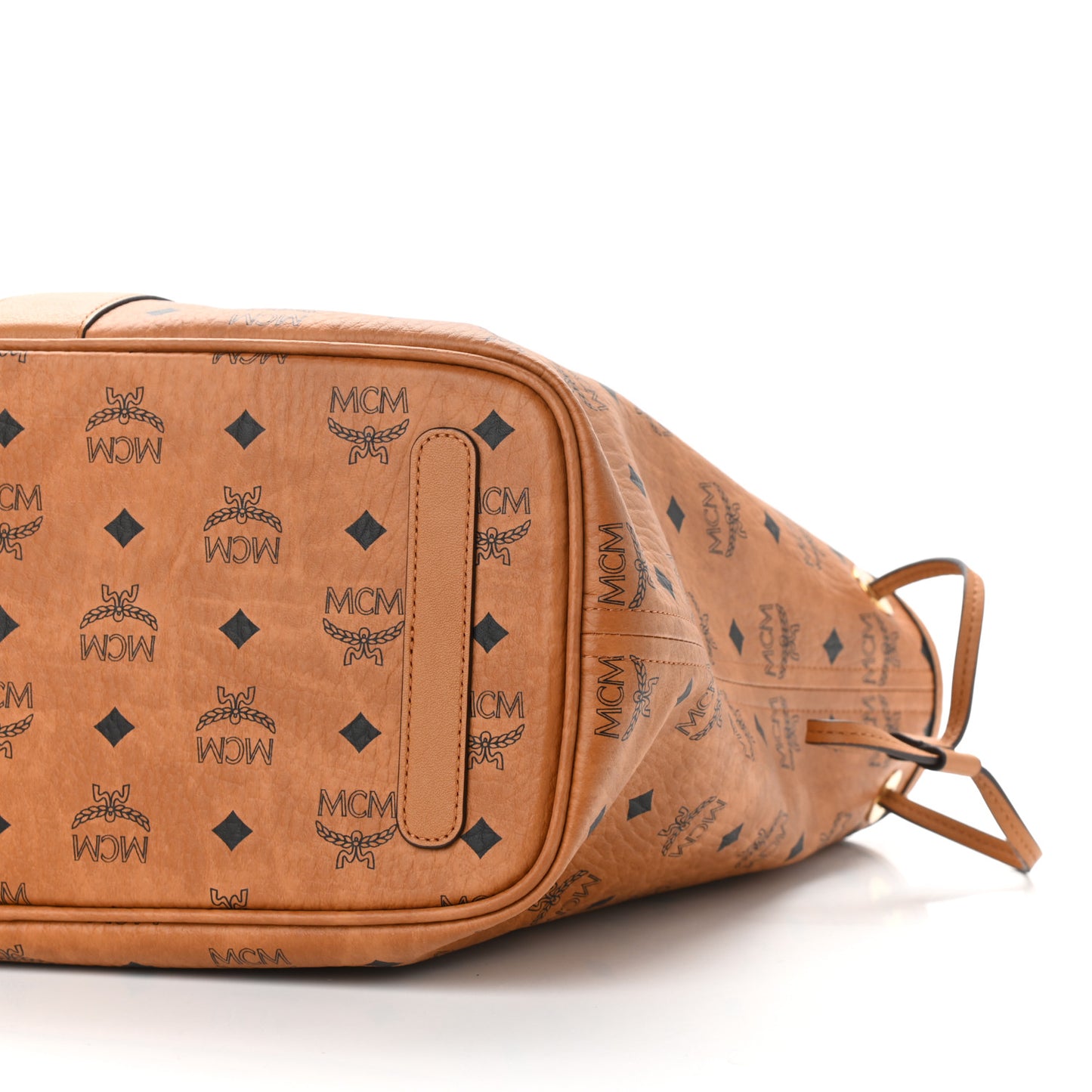 Visetos Medium Liz Reversible Shopper Tote Cognac