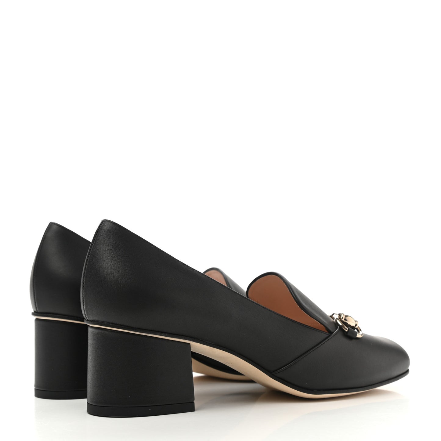 Calfskin Horsebit Loafer 37.5 Black