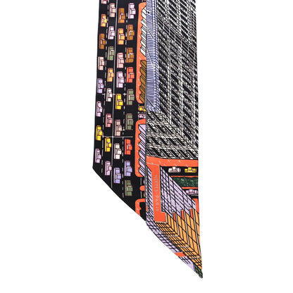 Hermes Silk Pantin City Twilly Black Parme Multicolore 2 of 4