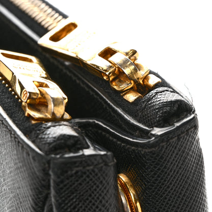 Prada Saffiano Lux Medium Galleria Double Zip Tote Black 15 of 18