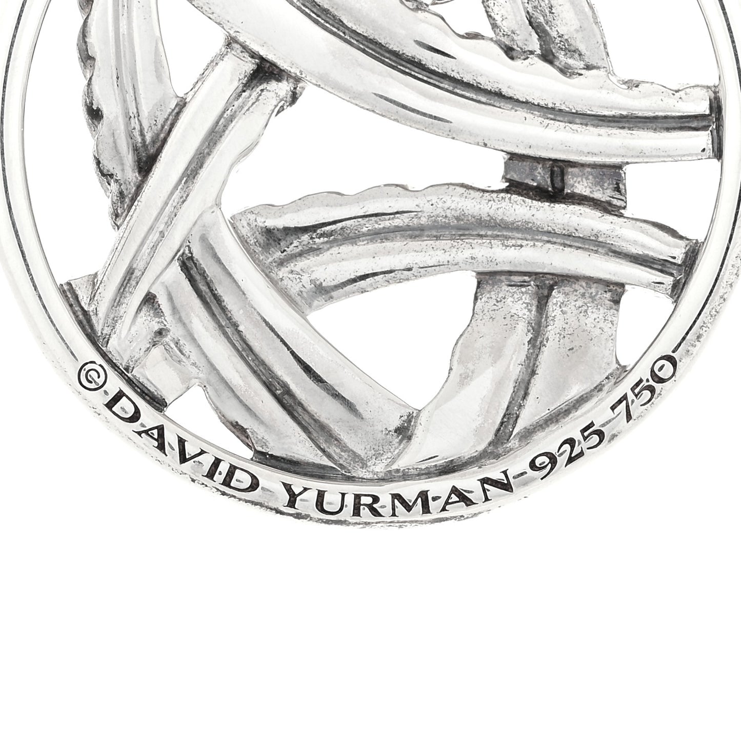 Sterling Silver 18K Yellow Gold Papyrus Enhancer Pendant