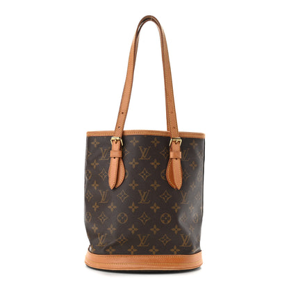Louis Vuitton Monogram Petit Bucket 23 1 of 18