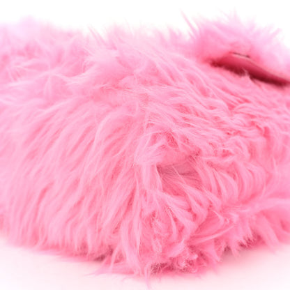 Balenciaga Faux Fur Small Downtown Shoulder Bag Pink 11 of 12