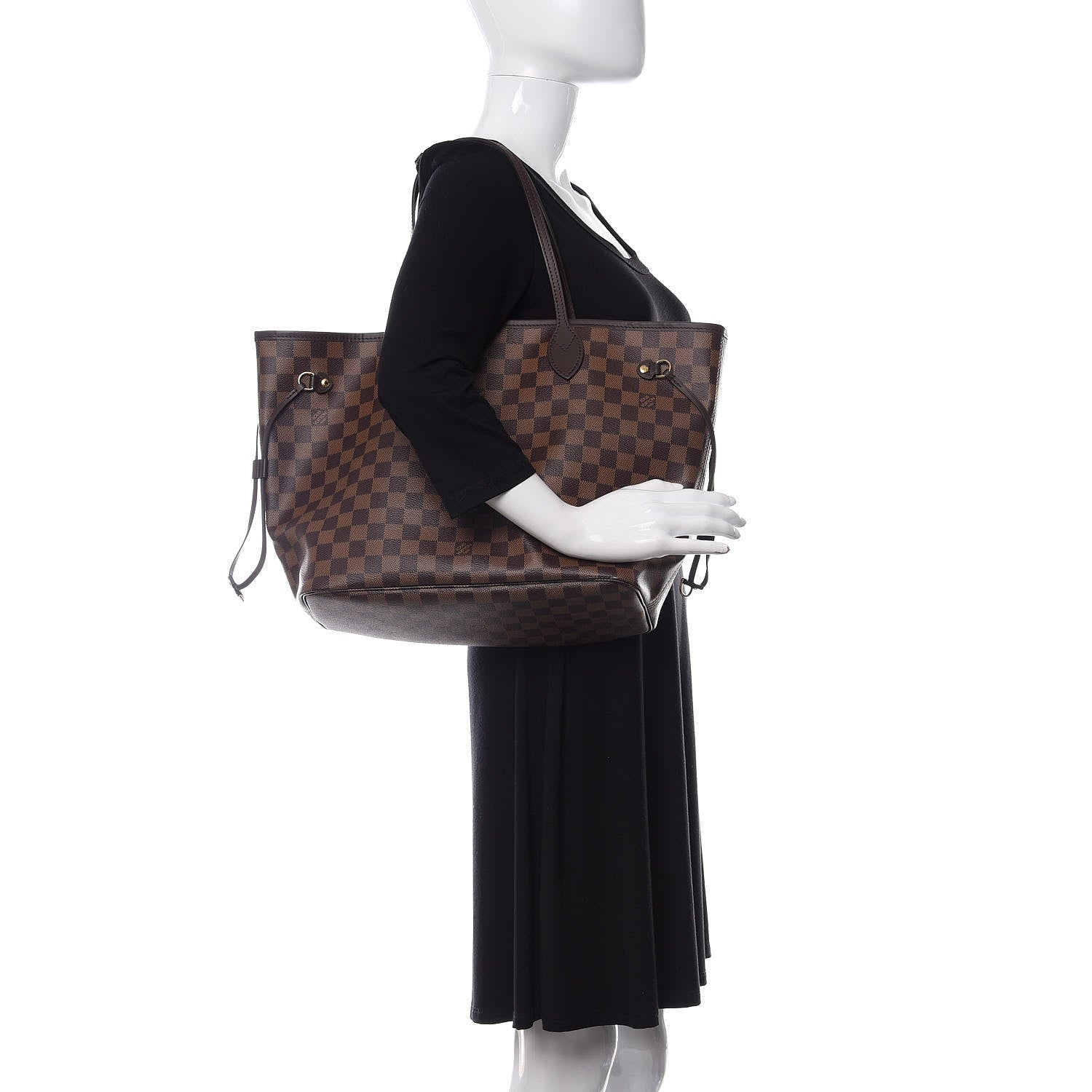 Louis Vuitton Damier Ebene Neo Neverfull MM 2 of 12