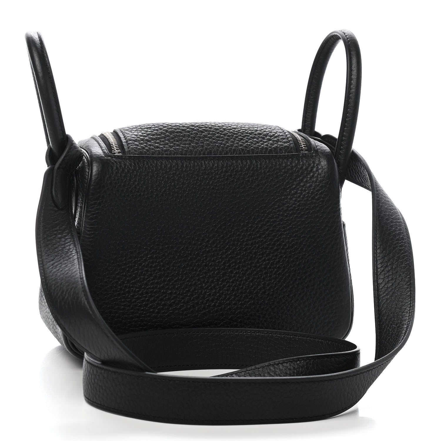 Hermes Taurillon Clemence Mini Lindy 20 Black 4 of 9