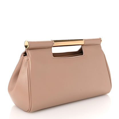 Dolce & Gabbana Calfskin Medium Sicily Clutch Handbag Pink 4 of 10