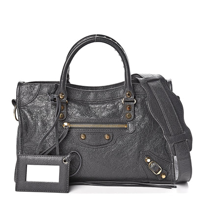 Balenciaga Agneau Classic Gold Hardware S City Gris Fossile 1 of 11