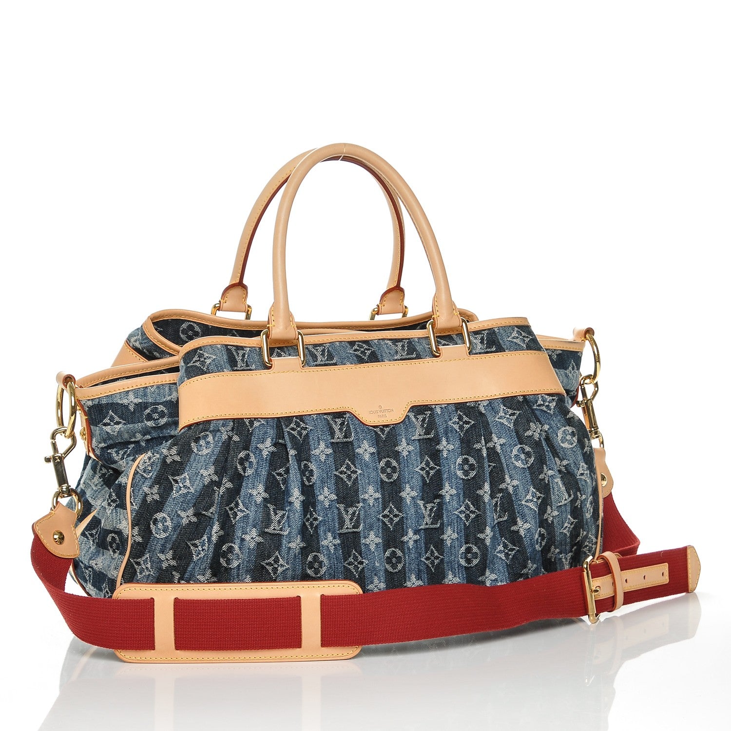 Louis Vuitton Denim Raye Cabas GM 3 of 8