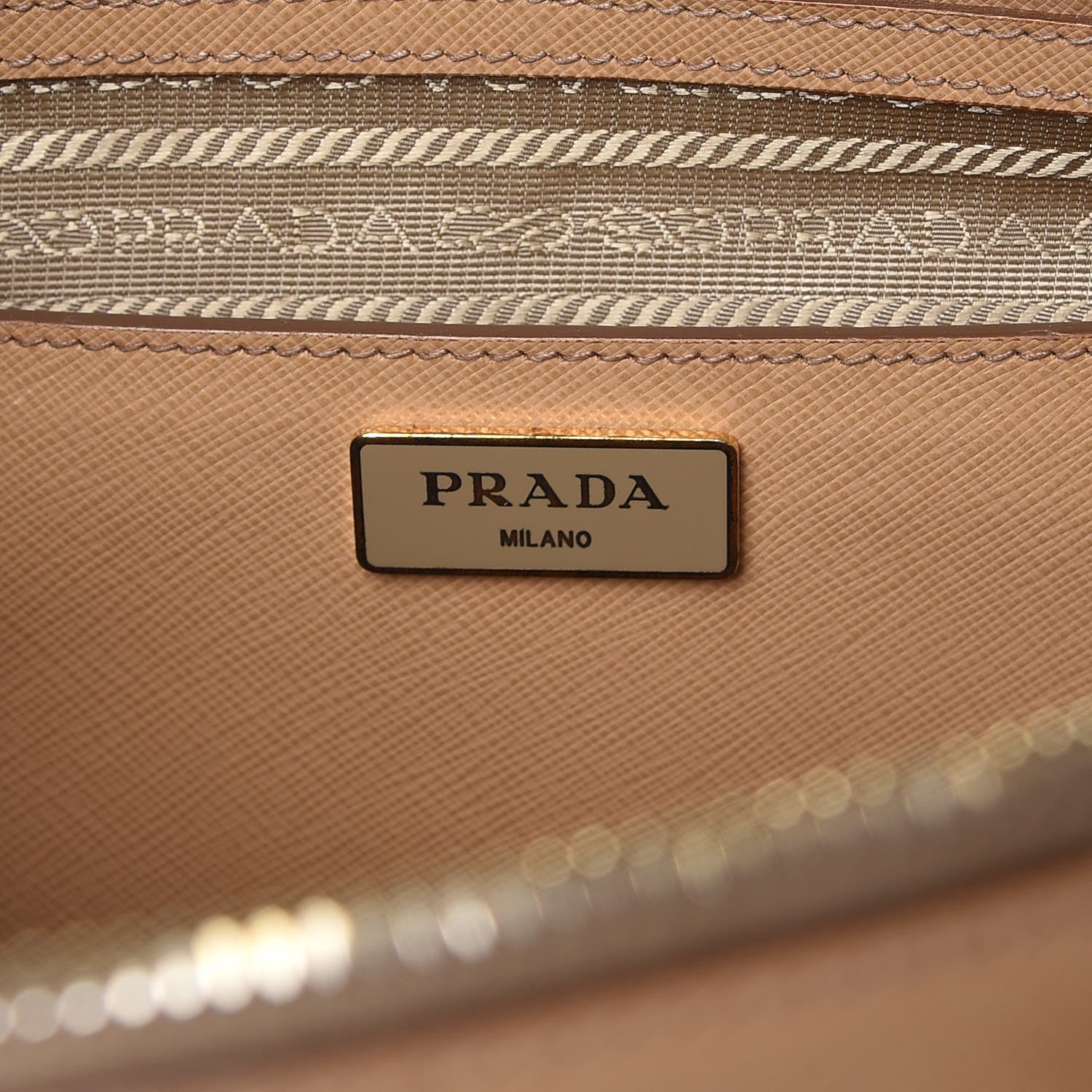 Prada Saffiano Large Galleria Double Zip Tote Sabbia 6 of 12