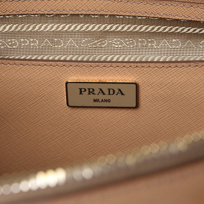 Prada Saffiano Large Galleria Double Zip Tote Sabbia 6 of 12