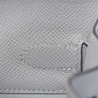 Hermes Epsom Kelly Sellier 32 Gris Mouette 29 of 47