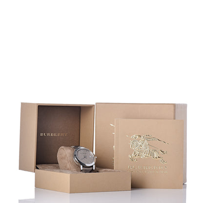 Burberry Stainless Steel Calfskin 38mm The City Quartz Watch Brown BU9029 8 of 8