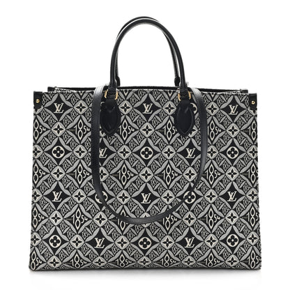 Louis Vuitton Jacquard Since 1854 Onthego GM Grey 1 of 10