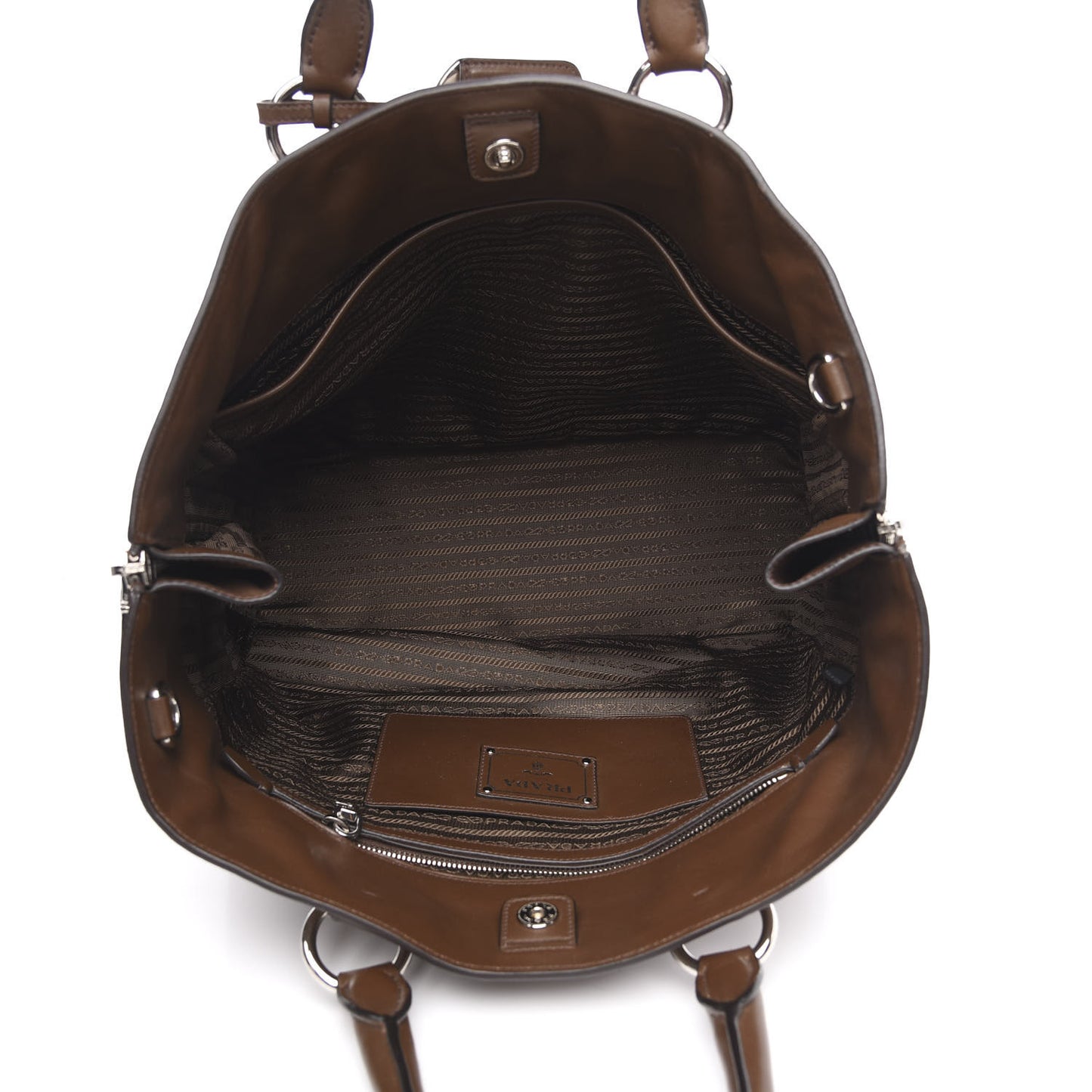 Soft Calf Shopping Tote Palissandro