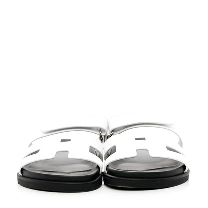 Hermes Calfskin Womens Chypre Sandals 40 White 2 of 8