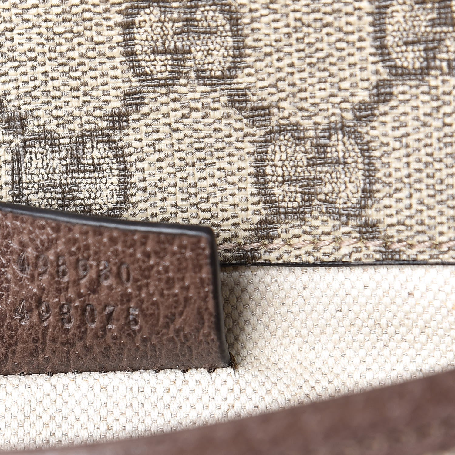 Gucci GG Supreme Monogram Neo Vintage Web Belt Bag Brown 7 of 11