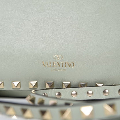 Valentino Garavani Vitello Mini Rockstud Tote Watergreen 9 of 10
