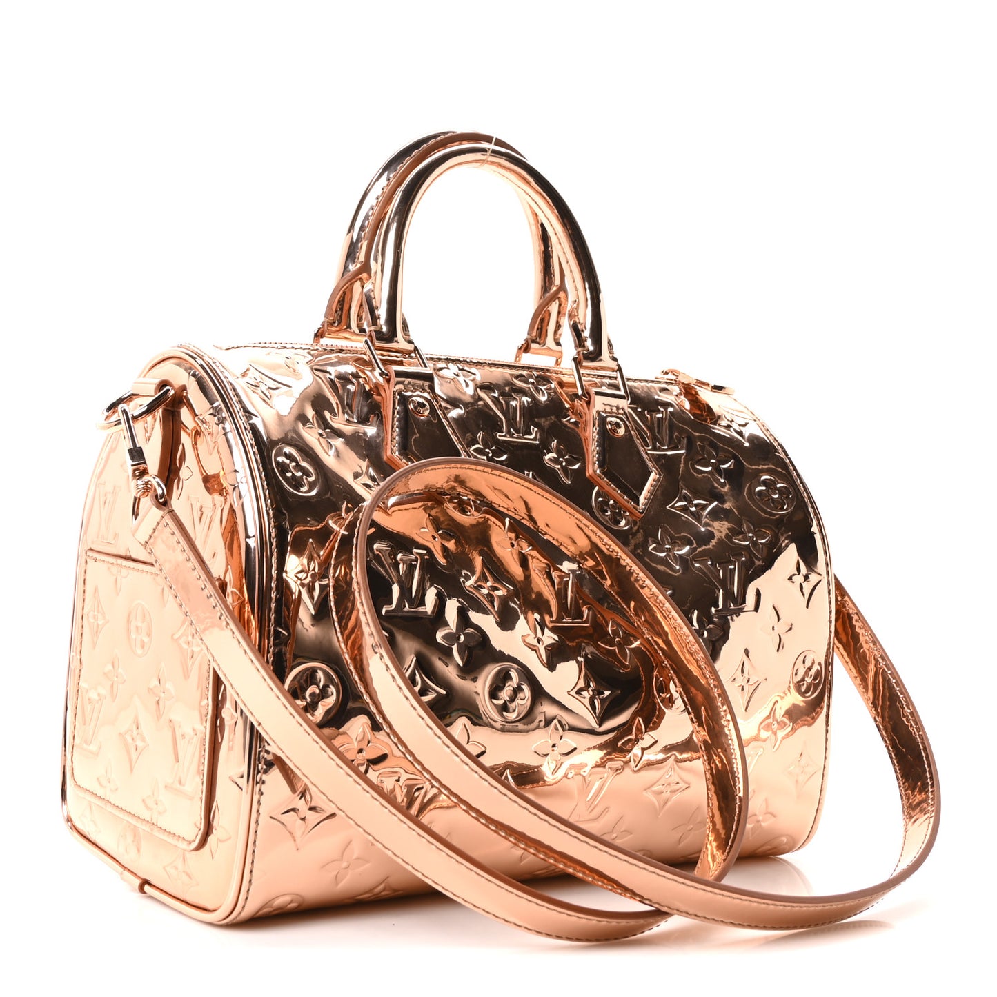 Monogram Miroir Speedy Bandouliere 25 Copper