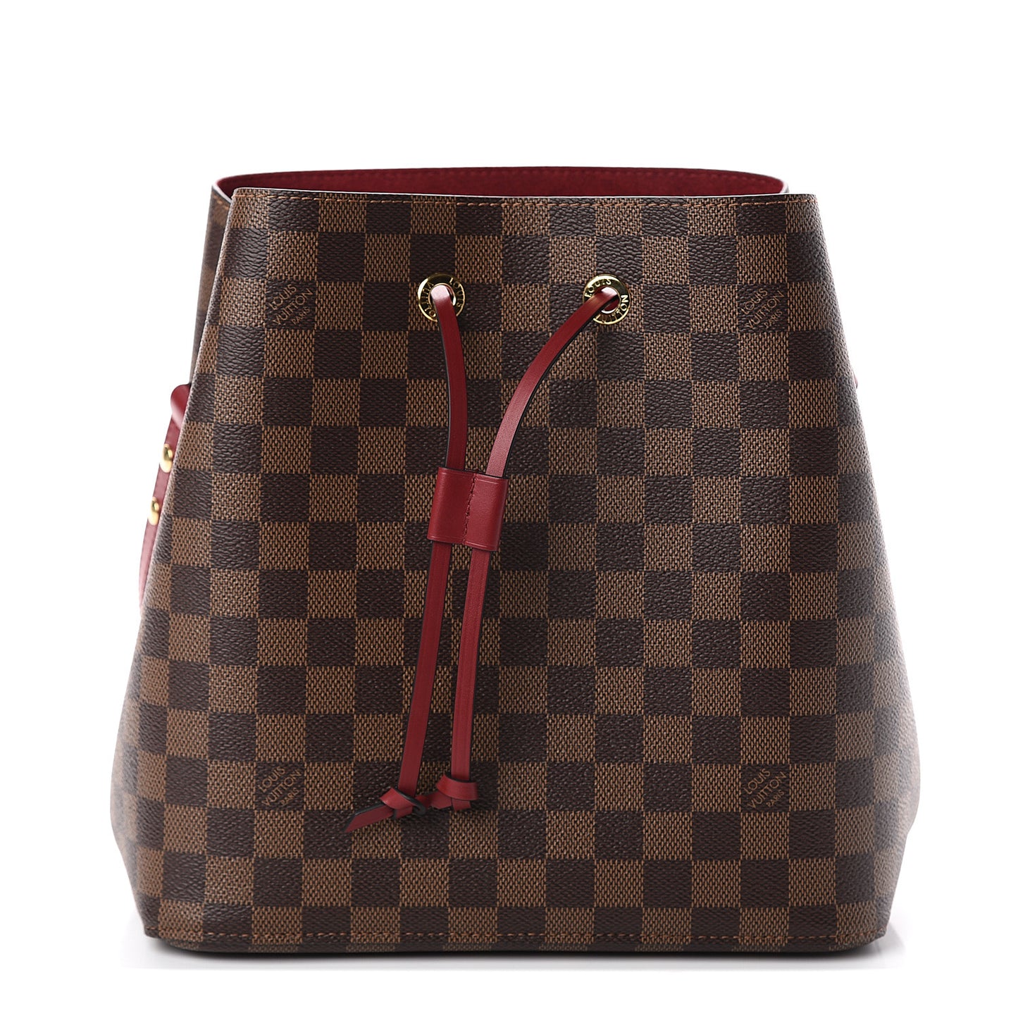 Damier Ebene Neonoe MM Cherry Berry