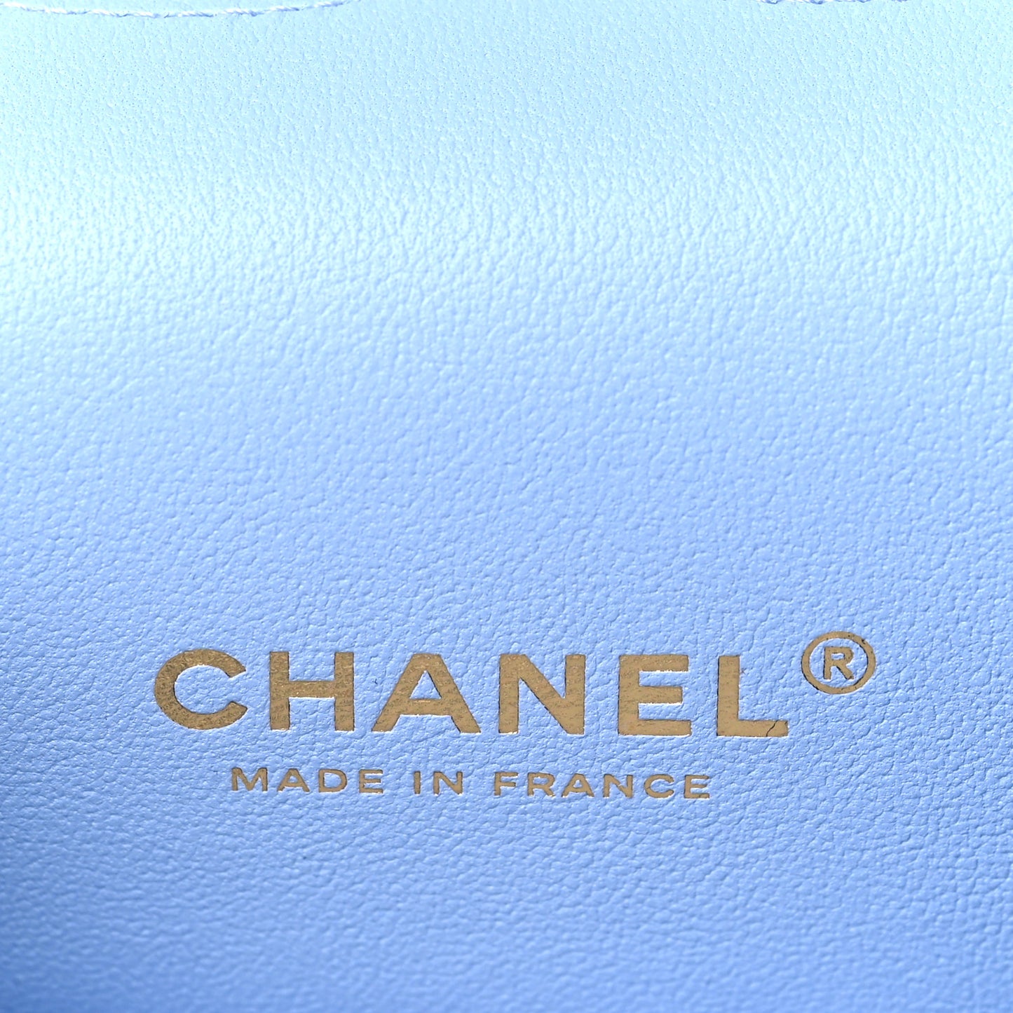 Caviar Quilted Maxi Double Flap Light Blue