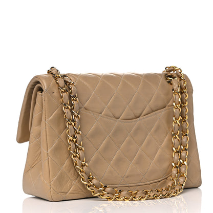 Chanel Lambskin Quilted Small Double Flap Beige 2 of 14
