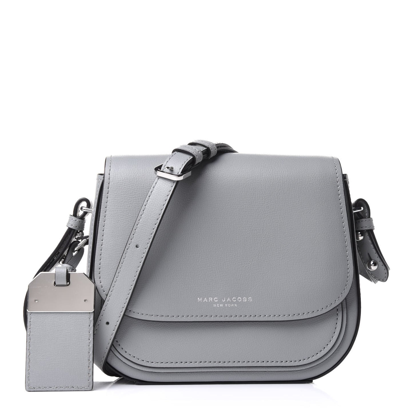 Calfskin Mini Rider Crossbody Grey