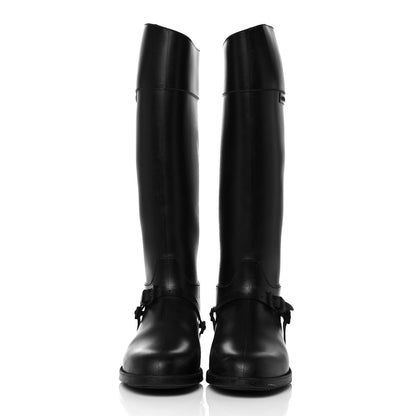 Givenchy PVC Chain Strap Rain Boots 40 Black 2 of 7