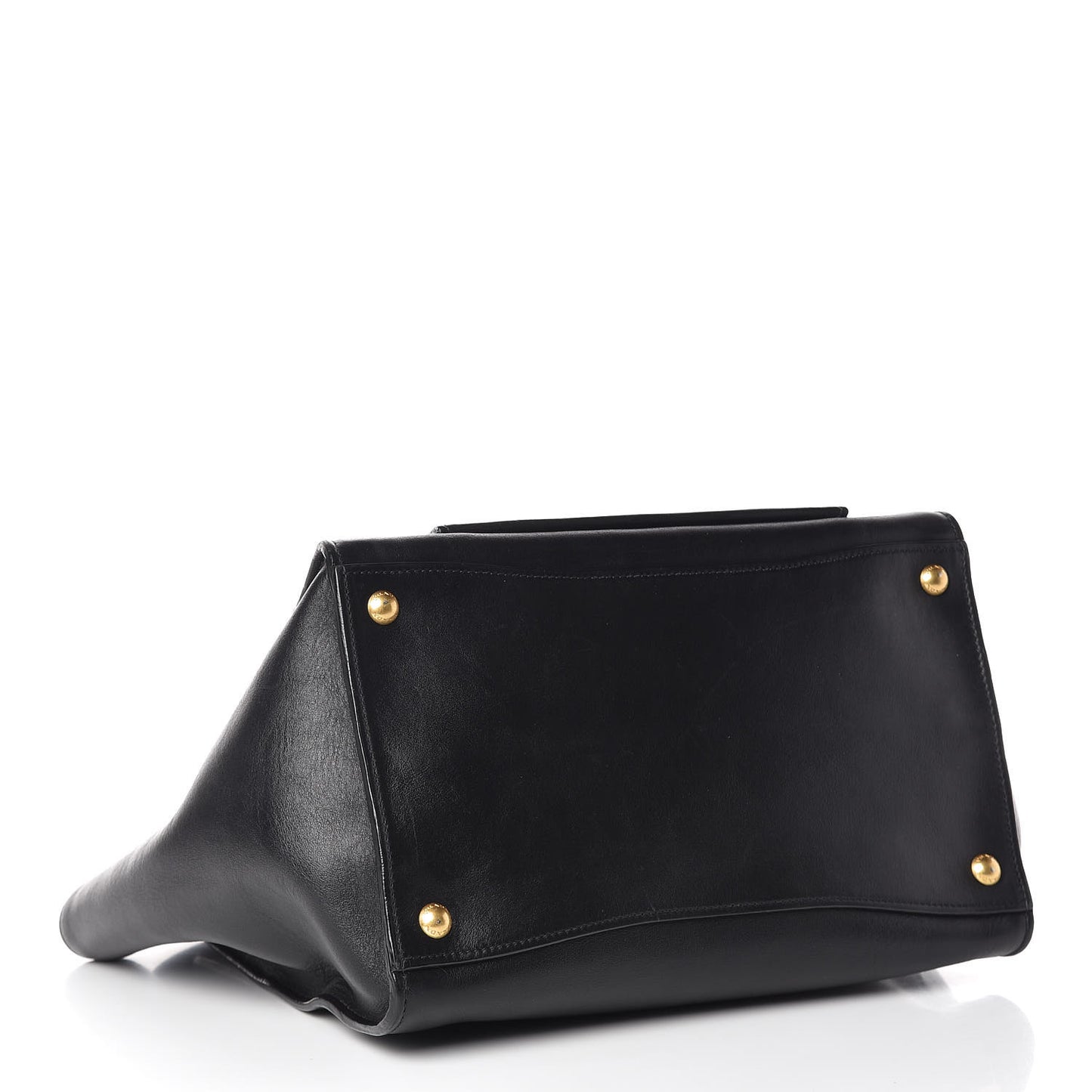 Soft Calfskin Shopping Tote Black