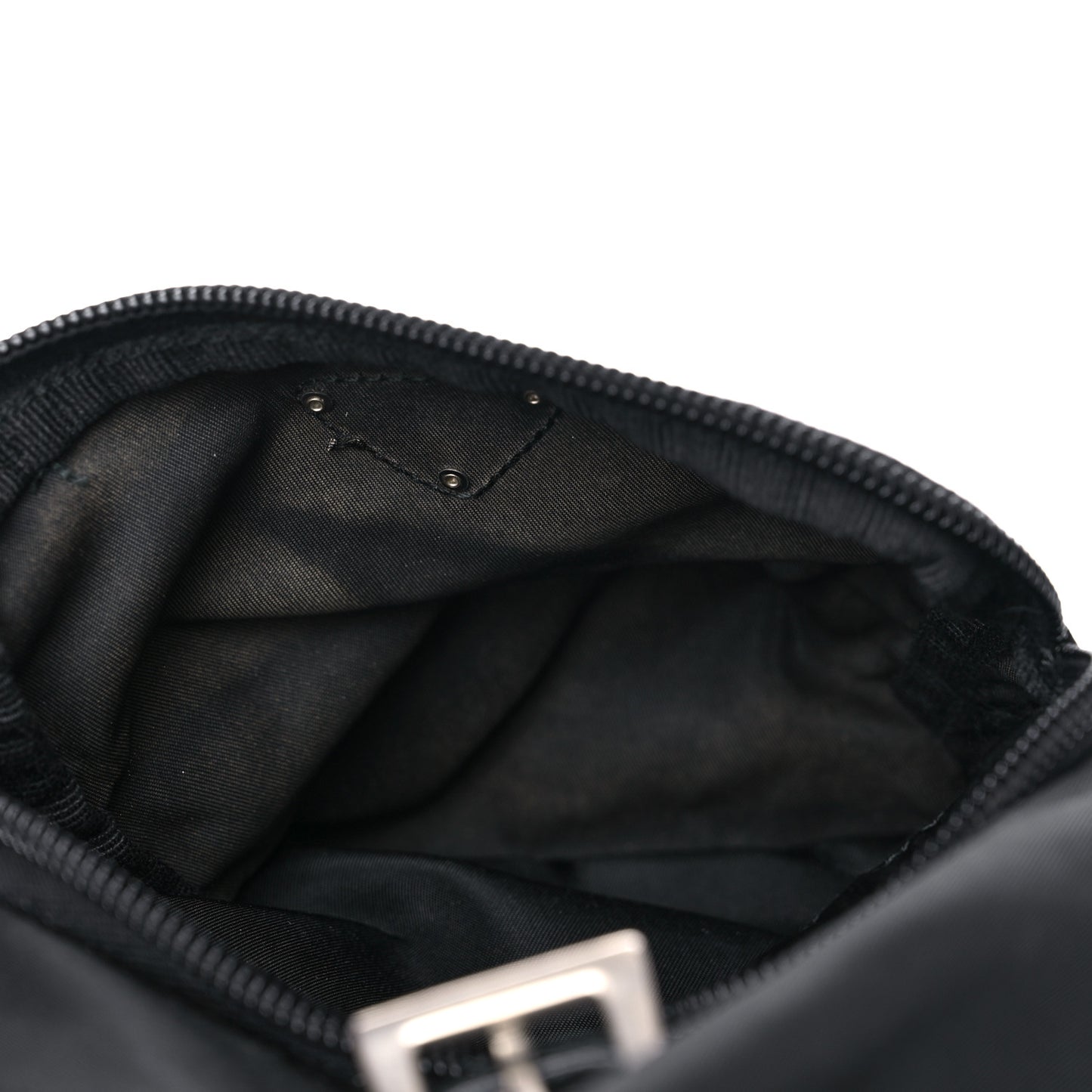 Nylon Vela Mini Cinch Backpack Black