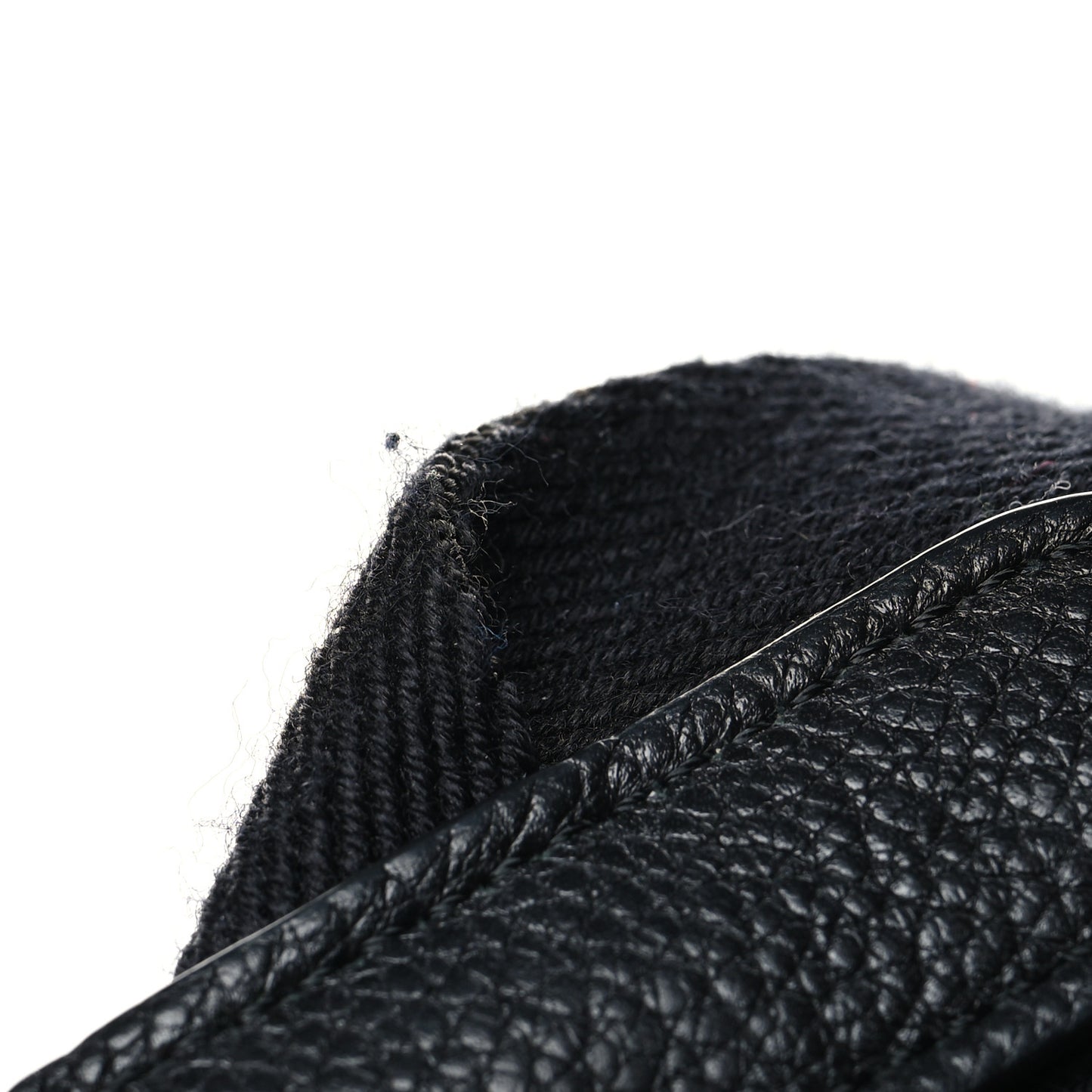 Soft Grained Calfskin Sangle Bucket Bag Black