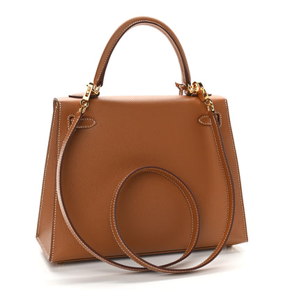 Hermes Epsom Kelly Sellier 25 Gold 2 of 9