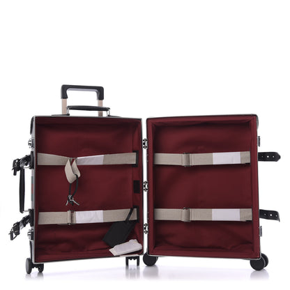 Gucci Calfskin Web Globe-Trotter Carry-On Black 3 of 9
