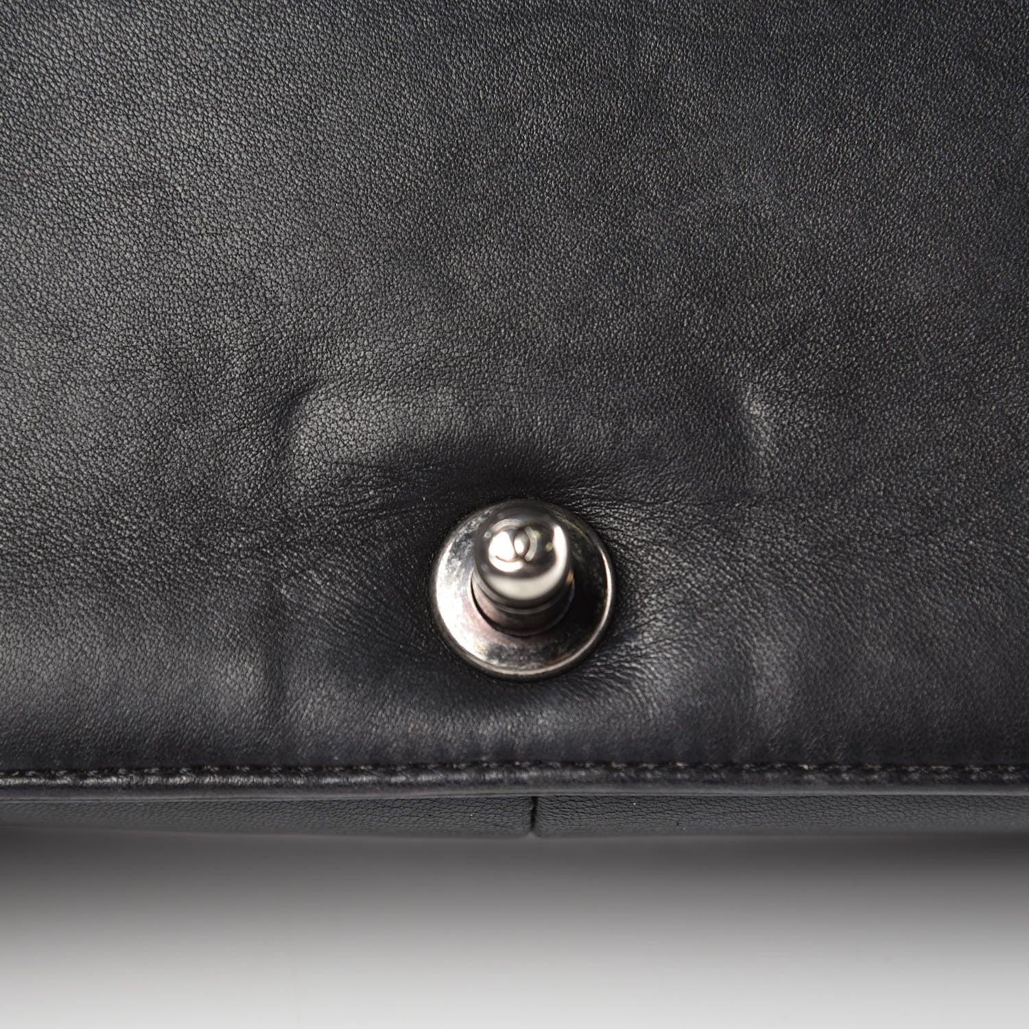 Chanel Lambskin Quilted Medium Boy Flap Black 10 of 18