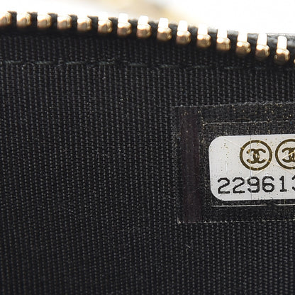 Chanel Lambskin Quilted Small Boy Clutch With Chain Black 7 of 9