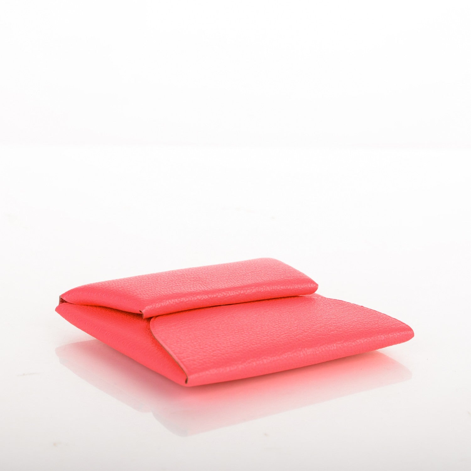 Hermes Chevre Mysore Bastia Coin Purse Rose Azalee 4 of 7