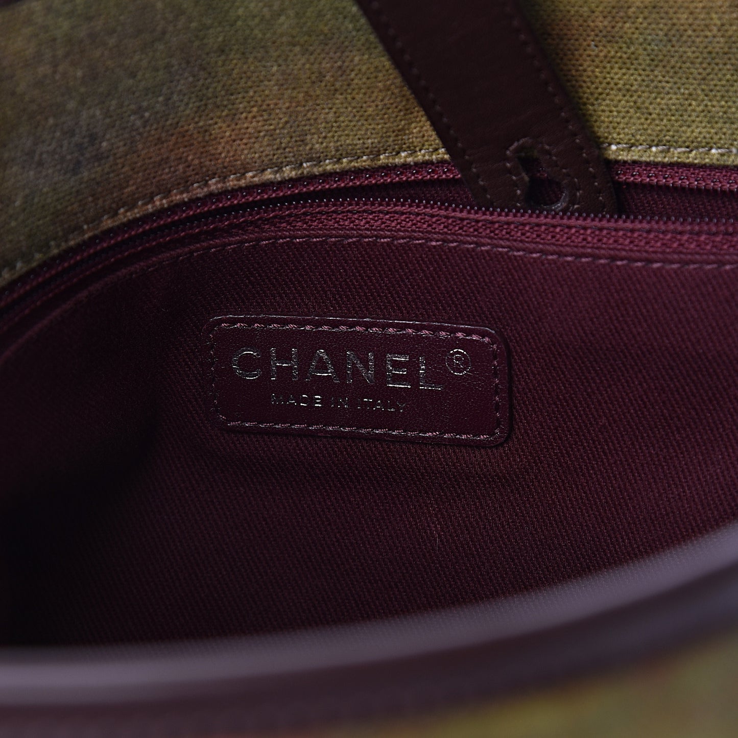 Washed Toile Graffiti On The Pavements Messenger Khaki Multicolor