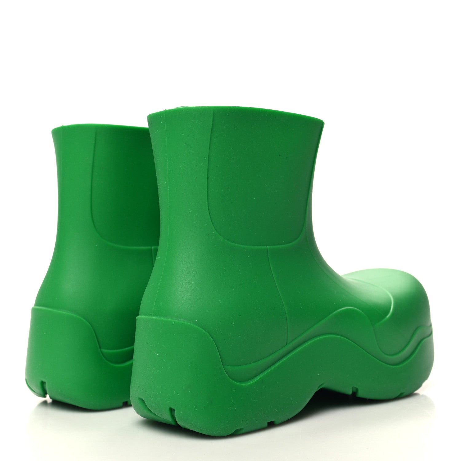 Bottega Veneta Rubber Puddle Ankle Boots 37 Grass 4 of 8
