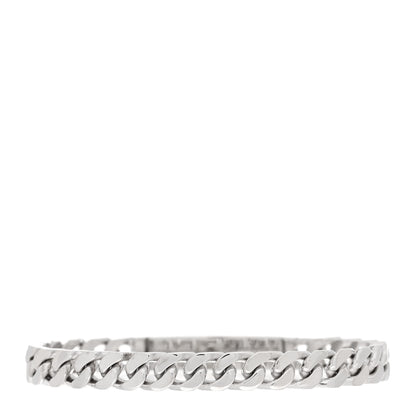 Hermes 18K White Gold Diamond TPM Kelly Gourmette Bracelet SH 2 of 4